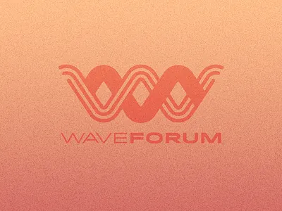 WaveForum - DLC #4 branding dailylogochallenge design forum illustration logo music soundwaves vector