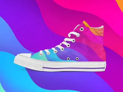 If Grabient did converse grabient gradient sneakers