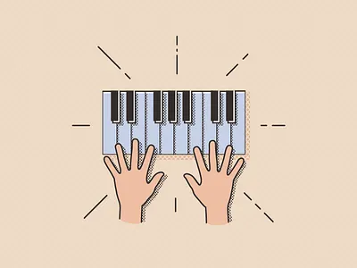 Pia Pia Piano illustration piano