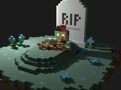 3D Pixel Art 3dart 3dmodelling blender brickart graphic lego pixelart pixelart3d vectorart