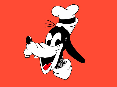Goofy animation cartoon cawfeehaus characer design disney art goofy halloween illustration vector