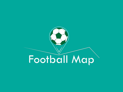 Football map abstract animation app brand branding design flat flat design graphic design icon identity illustration illustrator logo mark set type typography ux web