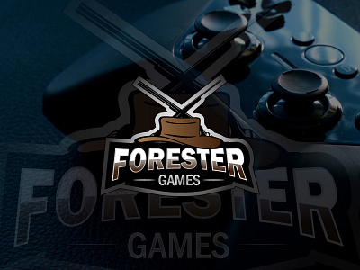 FORESTER GAMES design forester game gaming logo graphic design gun hatchers icon illustration logo logo a day mascot mascot logo ui ux web