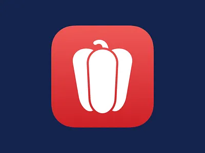 Capsicum App Icon app app icon bell pepper capsicum icon ios ios icon
