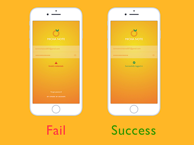 Daily UI :: 011 Flash Message (Error/Success) app dailyui design ui uidesign