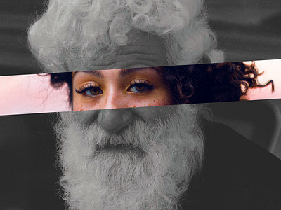 Morfing 3 color eyes morfing people photo portrait