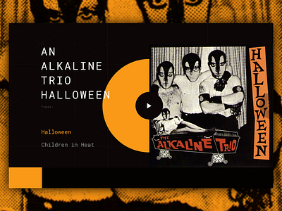 Alk3 Halloween LP Player #2 golden cannon grid invision studio sketch