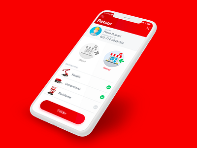Loxam // Retour app freelance interface ios iphone mobile paris seempl studio ui ux