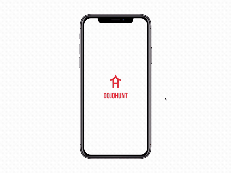Dojohunt Landing Animation animation app design framer framer studio framerjs interface mobile motion prototype ui ui ux uidesign user experience user interface ux web website