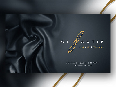 Olfactif - Fragrance Brand - WIP art branding concept fragrance infinity logo luxury minimalist typography