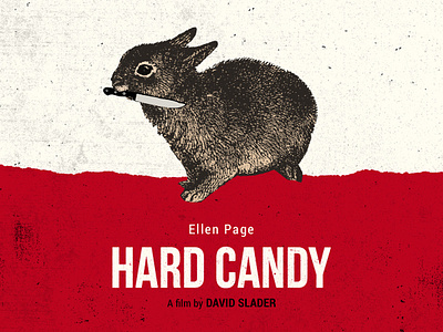 Hard Candy Poster collage design illustration knife movie movie poster poster rabbit vintage