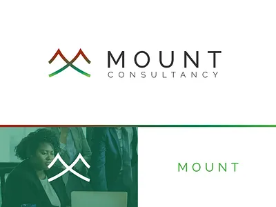 Mount Consultancy branding consultancy finance finance app logo mountain