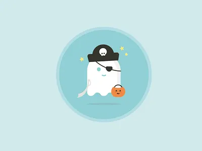 Spooki Edition - Greeting Card Set blue boo costume costumes cute ghost greetingcard halloween icon illustration kids pirate skull spooky trickortreat vector wip
