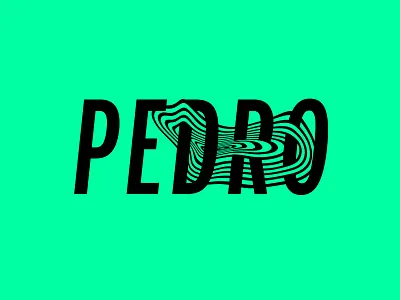 Personal Brand branding design green lines logo name naming optical art personal branding portafolio tipography weird