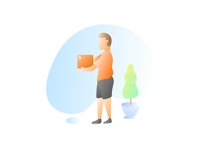 Postman Illustration brand design illustration interfaces ios iphone mobile ui ux uxresearch vector