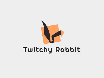 Logo Twitchy Rabbit animal art branding design graphic design icon illustration logo logo concept logo design logo designer logo typo sing thirty day logo challenge thirty day logos type typography vector