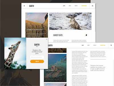 Newsletter adobexd animal earth popup prototyping ui ui ux ui ux design uidaily uidesign uidesigner uiux uiux design uiuxdesign uiuxdesigner ux ui uxdesign