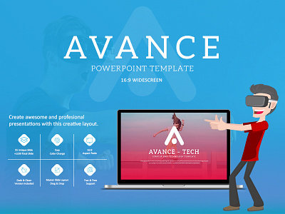 Avance Presentation Template branding business clean creative design elegant infographic minimalist modern pitch pitchdeck powerpoint ppt pptx presentation presentationdesign professional templates ui ux