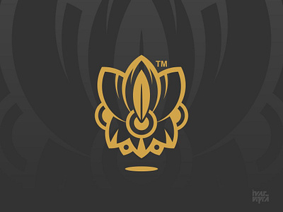 Golden Flower Target Mark brand branding brandmark floral flower flower logo gold graphic graphicdesign icon identity illustration logo logogram logomark mark symbol target vector