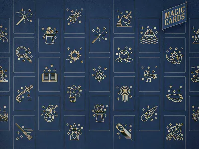 Halloween Magic Cards 2 flat design halloween icon illustration pictograms room33 ui