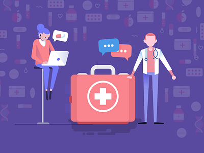 Great Customer Service in Healthcare blog customer design freshdesk freshworks helpdesk illustration