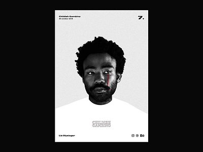 Poster day 7 | Childish Gambino artist childish gambino music photoshop poster poster series visual