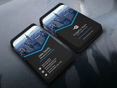Corporate Business Card 300 dpi bc black blue business card card cmyk color corporate business card creative business card green modern business card modern card name card print professional business card qrcode template vc visiting card