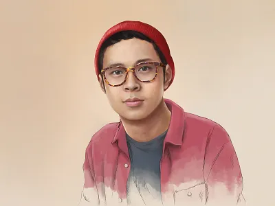 Self-portrait digitalart illustration selfportrait