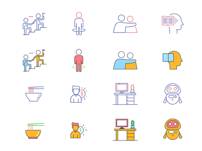 Icons Set filled icon icon set illustration line icon marketing icons ui icons