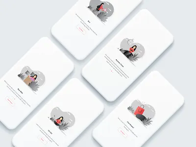 App Illustrations adobe illustrator cc android app app design branding design empty screen illustration illustrator onboard ui ux vector