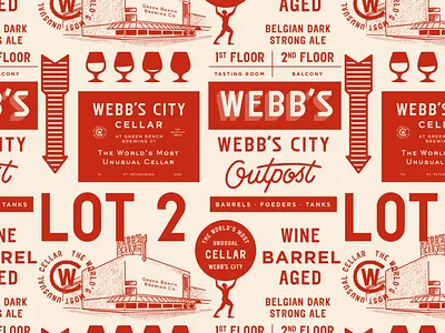 The World's Most Unusual Cellar badge barrel beer brewery brewery logo cellar florida glass