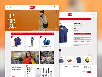 Built NY buy cards e commerce ecommerce magento modern online store product responsive shop shopping cart ui urban ux web design website