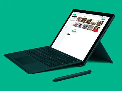 Personal Photo Gallery design ui web