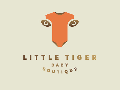 Little Tiger animal baby onesie tiger