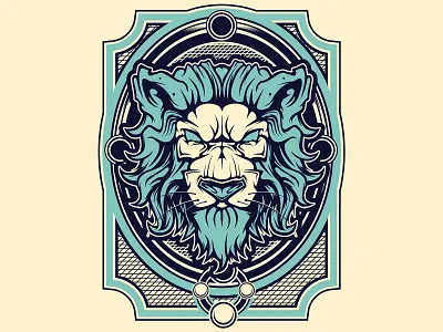 Lion Vector Illustration adobe illustrator lion lion head lion logo lion vector mouse vector vector vector illustration