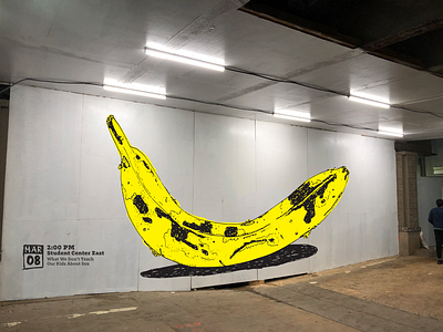 TedX supergraphic mock up branding environmental design illustration supergraphic tedx