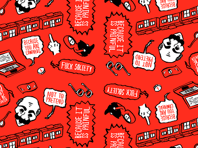 Mr. Robot draw graphic design illustration inktober lettering mrrobot pattern sketch typography