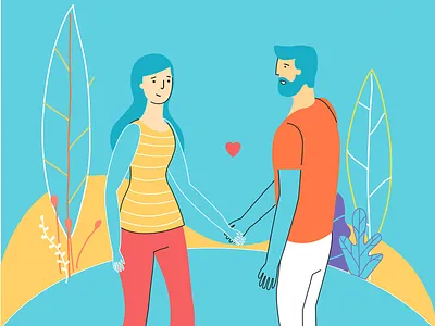 LOVE couple illustration love vector