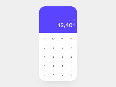 Daily UI 004 calculator daily ui daily ui 004 dailyui interface ui ux