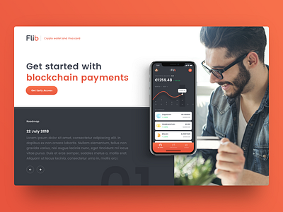 Early access page app crypto currency crypto wallet design early bird ui ux web website
