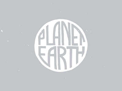 Planet Earth II branding design earth environment illustration lettering logo mark typography