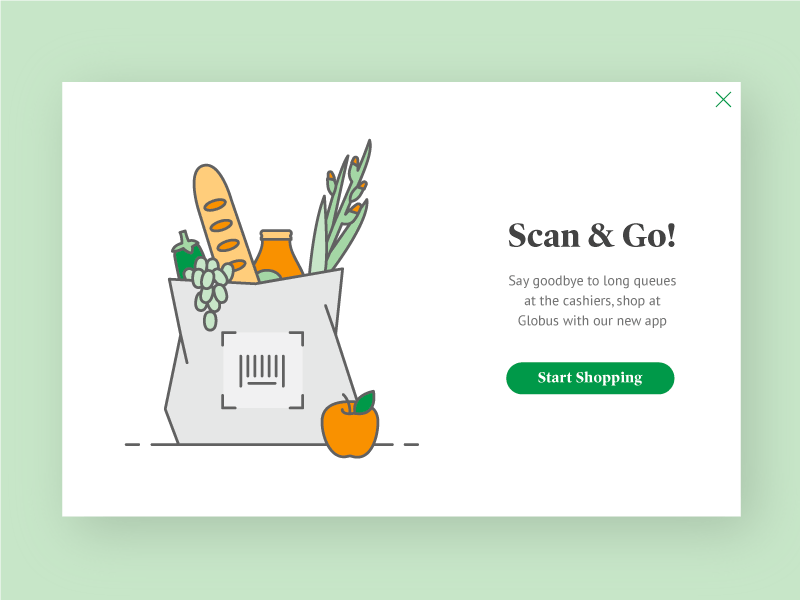 Example of Globus Mobile Illustrations