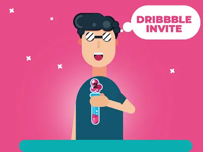Dribbble Invitation 2 invites debut design dribbble dribbble invitation first hello illustration shot typography ui ux web