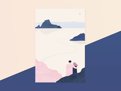 Wedding Invite Illustration adobe illustrator flyer vector watercolor wedding wedding branding wedding design wedding invitation