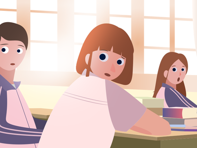 SCHOOL TIME! illustration ui 插图