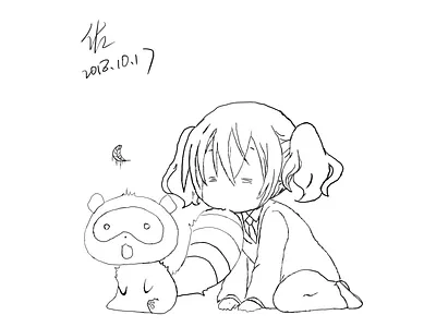 线稿 插图 练习稿