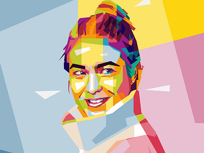 WPAP Illustration | Smile artwork color design figure illustration illustrator trace vector vector art wpap