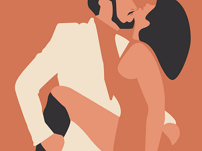 Tango Apasionado dancing drawing flat design girl guy illustration tango tuxedo