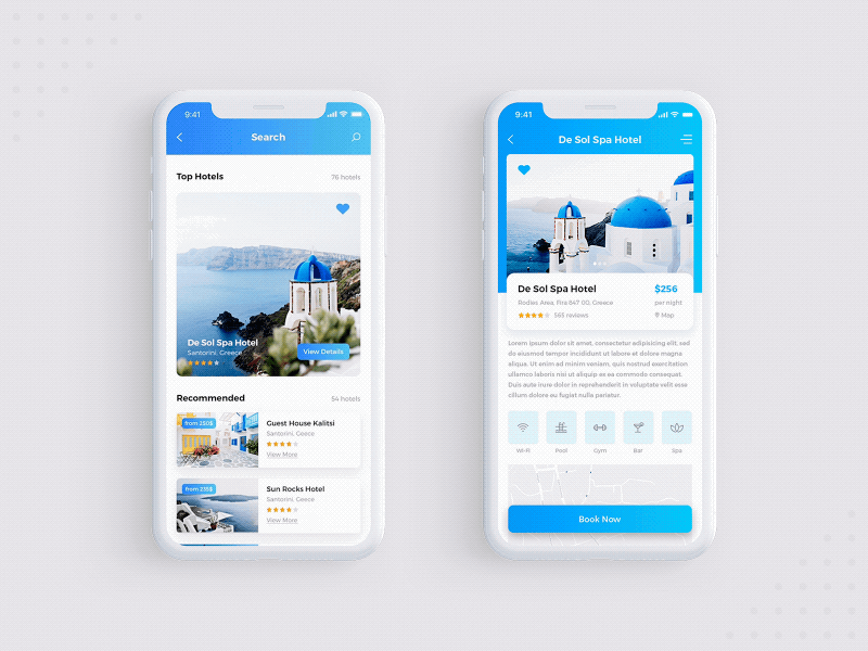 Booking hotel Ios App animation app app design booking booking hotel interaction ios mobile app design travel helper traveling ui ux