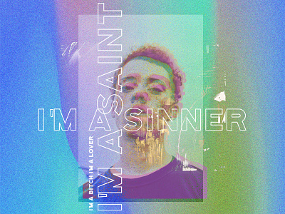 I’m a Sinner abstract art blue book brand branding color design digital graphic green icon illustration invitation logo print type typography visual web